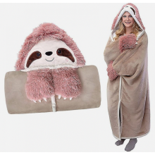 Couverture à capuche oversize pour femme - Coupe adulte - Cadeau surprise NICEGOU
