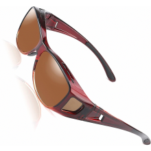 Lunettes de soleil correctrices Fitover à porter par-dessus ses lunettes de vue, surdimensionnées e
