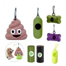Sacs à déjections canines et distributeur en rouleau - Accessoires pour chiens - Cadeau surprise NI
