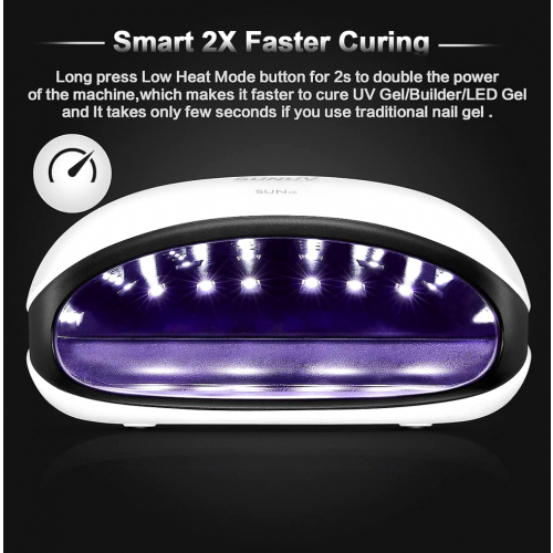 Λάμπα νυχιών UV LED, Sunuv 48w Στεγνωτήρας νυχιών 2