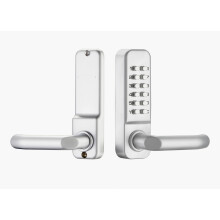 Intelligent password lock, 142mmx42mm, door lock, mechanical combination password, new type of fireproof keyboard, door lock, silver second-generatio