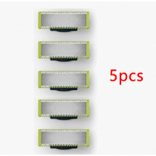 5 cuchillas compatibles Philips Oneblade para cabezales de afeitado d