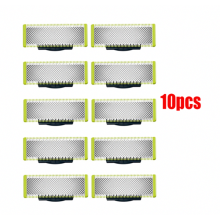 10 Pcs Blade Compatible Philips Oneblade Compatiblement Blade Beard Shaver Head_Surprise Gift