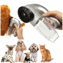 Elektrischer Hunde- und Katzenhaarentferner, Reinigungsbürste, Kamm, Staubsauger, Trimmer – Überraschungsgeschenk