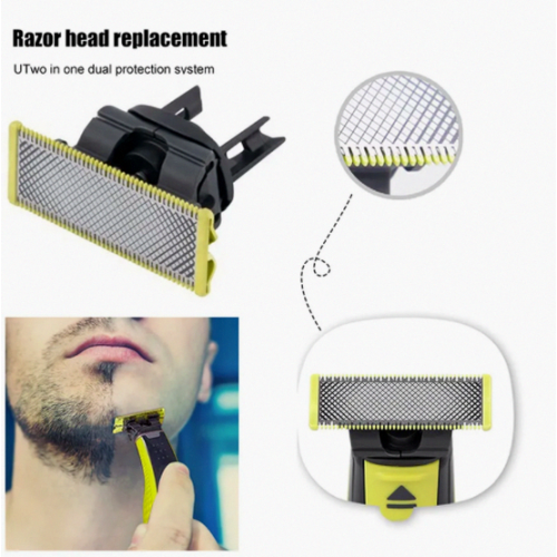 10 Pcs Blade Compatible Philips Oneblade Compatiblement Blade Beard Shaver Head_Surprise Gift 2