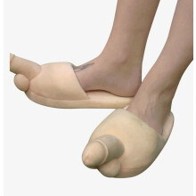 Katoenen slippers met dikke zool, huisschoenen, warme katoenen winterschoenen voor binnen, grappig en sexy cadeau voor Valentijnsdag of Aprilgrap, ve