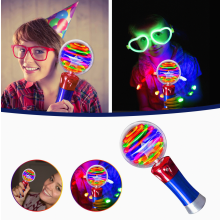 Bâton lumineux lumineux en forme de boule - Support lumineux pour concert - Accessoires compatibles