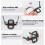 Support vertical pour oreilles de Doberman, compatible avec les Samoyèdes et Dobermans - Cadeau sur 2