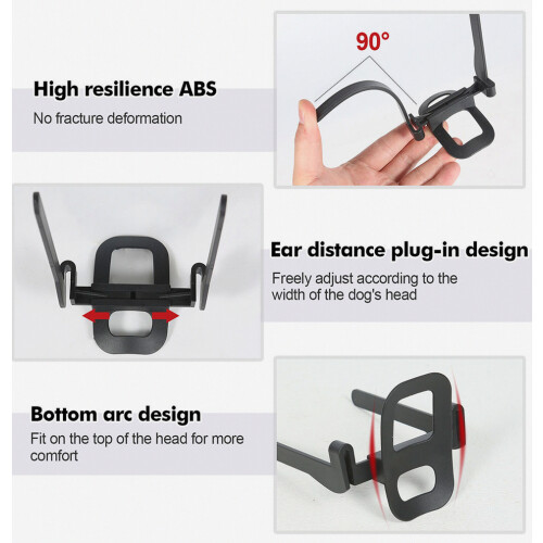 Support vertical pour oreilles de Doberman, compatible avec les Samoyèdes et Dobermans - Cadeau sur 1