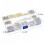 Kit de 240 remaches de cuero de doble tapa con kit de herramientas de 4
