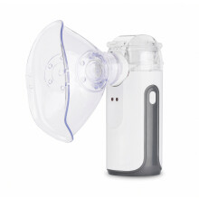 Portable Mesh Nebulizer Mini Handheld Nebulizer with Kids Adults Mask and Nozzle, USB Rechargeable Vaporizer Compatible Cough Asthma Breathing Proble