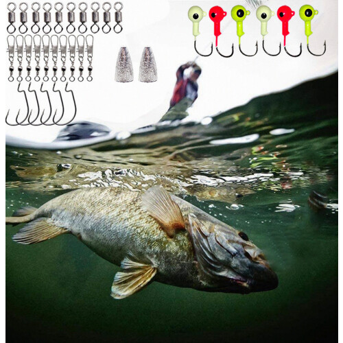 40-teiliges Angelköder-Set (inkl. Spinnerbaits, Gummiköder, Jigs) – Überraschungsgeschenk 2