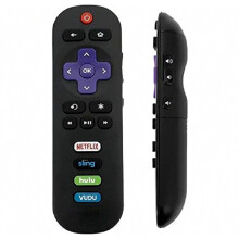 Kompatible Fernbedienung RC280 RC282, geeignet für kompatible TCL Roku Smart LED-Fernseher, mit Überraschungsgeschenk (Taste)