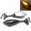 Motorcycle modification rearview mirror CBR1000 Mirror LED single light modified vision mirror_Surprise Gift 1