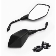 Espejo retrovisor convexo universal para motocicleta - con perno de 1