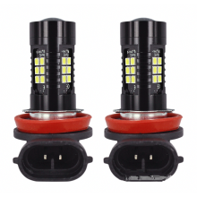 Lot de 2 ampoules LED antibrouillard pour voiture H9 H11 H8 2100 lm SMD 3030 21 W 6000 K - Compatib