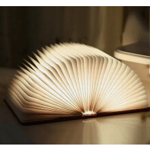 Lámpara de mesilla de noche LED, lámpara de mesa para libros, lámpara