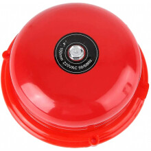 100db High Decibel Fire Alarm Bell, 4 Inch Stainless Steel Internal Strike Type Electric Bell Compatible Fire Alarm, Emergency Evacuation_Surprise Gi