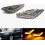 2x Διαφανής πλευρικός δείκτης φακού Amber LED με 1
