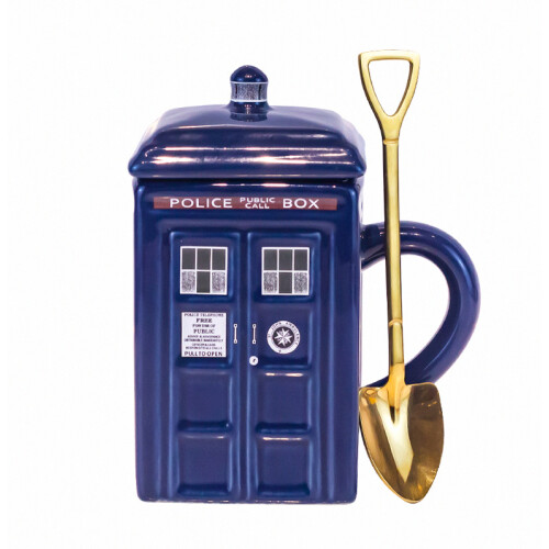 Théière cabine de police_Cadeau surprise