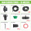 Kit d'irrigation goutte à goutte réglable, système d'irrigation, kit de micro-irrigation compatible 2