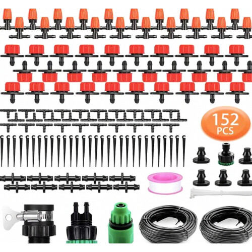 Drip Irrigation Kit, Adjustable Irrigation Kit, Irrigation System, Micro Irrigation Kit Compatible Automatic Irrigation System Installed In Garden Gr