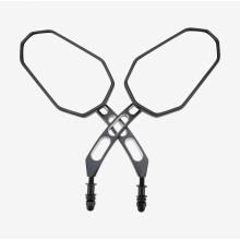 Off Road Motorcycle Rearview Mirror Rearview Mirror Suitable Compatible Harley Motorcycle Aluminum Alloy Reflector_Surprise Gift