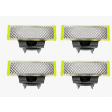 4 mesjes compatibel met Philips Oneblade scheerkoppen voor baardtrimmers QP210, QP220, QP230, QP2520, QP2530, QP2527, QP2533, QP2630 en QP6520_Verras