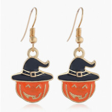 Boucles d'oreilles femme chics et modernes citrouille d'Halloween - Cadeau surprise