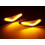 2x Διαφανής πλευρικός δείκτης φακού Amber LED με 4