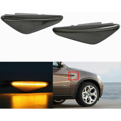 2 luces LED dinámicas de posición lateral con intermitente, compatibl 2