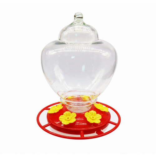 Comedero para colibríes, 1 unidad, de plástico, colgante, automático,