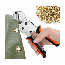 Pinze per occhielli Newway compatibili con teloni, set di pinze per occhielli con 300 occhielli (diametro 10 mm), pinze per occhielli da 10 mm per re