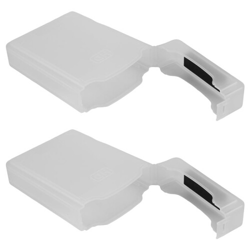 2 packs Clear 3.5 INCH  HDD Hard Drive Storage Case 1