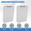 2 packs Clear 3.5 INCH  HDD Hard Drive Storage Case 3