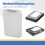 2 packs Clear 3.5 INCH  HDD Hard Drive Storage Case 5
