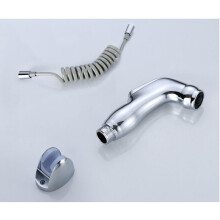 Stainless Steel Toilet Bidet Sprayer Set with 1.5m Hose and Wall Holder, Hand Held Bidet Shower for Bathroom - Practical Choice for