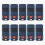 10-Pack 433.92MHz Rolling Code Garage Door Remote Control, 2-Button Handheld Transmitter, Compatible with BFT MITTO COOL C2 C4 Mitto2 M 1