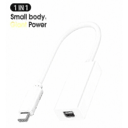 1x Thunderbolt 3 To Thunderbolt 2 Adapter Type C Cable Usb For Macbook Air Pro High Quality