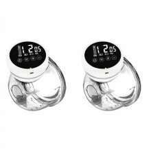 2X Portable Breast Pump Wearable Hands Free Electric Breast Pumps Mother Milk Extractor Comfort Breastpump