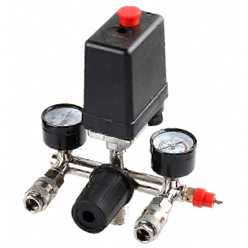 For Pressure Regulator with Pressure Switch - For Compressor, Pressure Switch with 2 Displays, Industrial Pressure Control