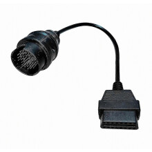 38-Pin to 16-Pin OBD2 Adapter Cable for Vehicle Diagnostics
