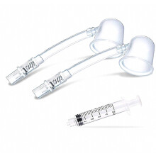 2 Set Nipple Corrector Device for Inverted Nipple Correction, PP Material for Pregnant Women & Mothers