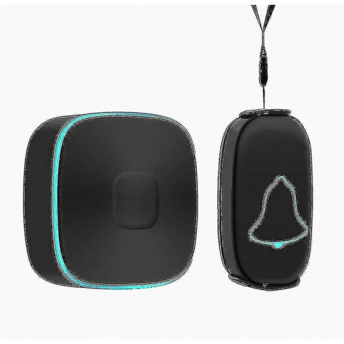 Wireless Emergency Call Bell, For Elderly Patients, One Button, Bedside Use