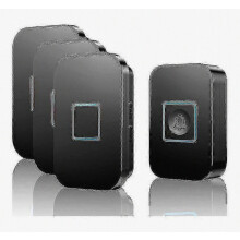 400m Range Wireless Doorbell Kit, IP55 Weatherproof, LED Light, Volume Control, 52 Melodies