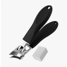 Slanted Heavy Duty Nail Clippers, Stainless Steel, Portable for Men, Women