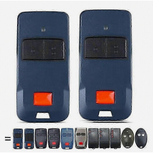 10-Pack 433.92MHz Rolling Code Garage Door Remote Control, 2-Button Handheld Transmitter, Compatible with BFT MITTO COOL C2 C4 Mitto2 M 2