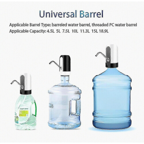 Automatic Electric Water Bottle Pump, USB Charging, For Dispensing 2