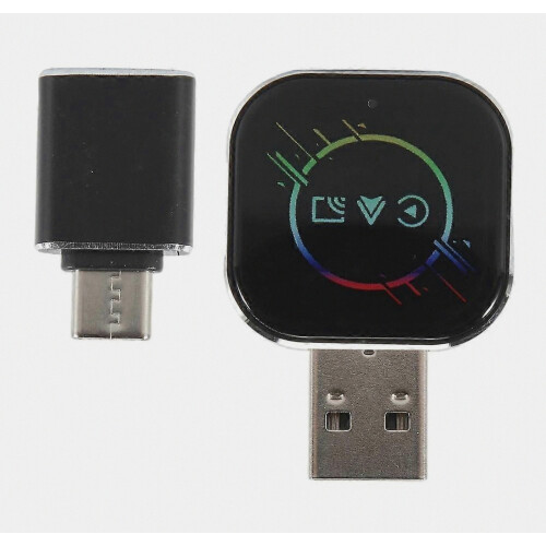 3-in-1 Wireless Carplay Adapter, Smart Mirror Link, Android Auto USB Dongle for Wired Carplay Conversion 1