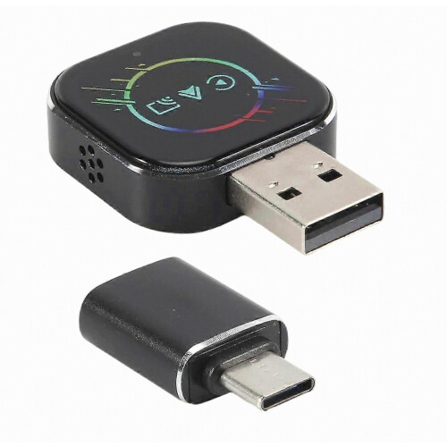 3-in-1 Wireless Carplay Adapter, Smart Mirror Link, Android Auto USB Dongle for Wired Carplay Conversion 2